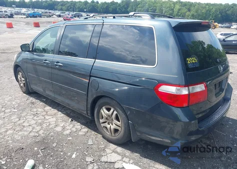2005 Honda Odyssey Ex z USA, uszkodzony, nr VIN 5FNRL38495B405192